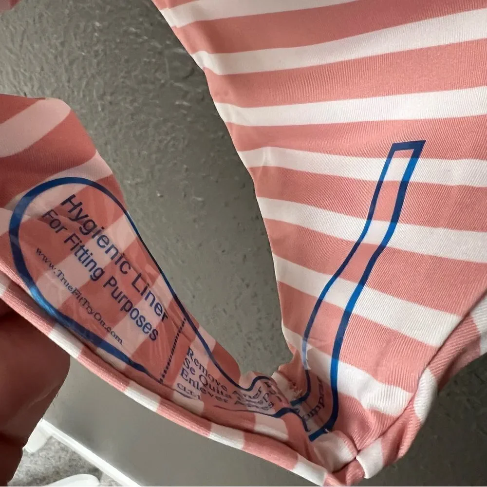 NWT Revolve x Same The Pin Up Bottom in Pink Stripe & Rust